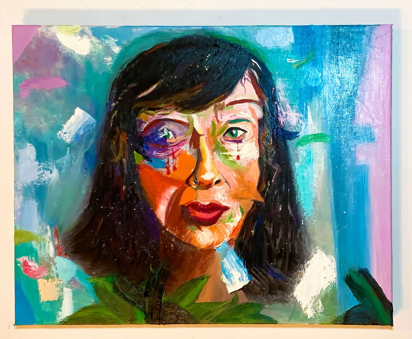 Sad Maria, 16 x 20 in., Oil, Canvas, 2020